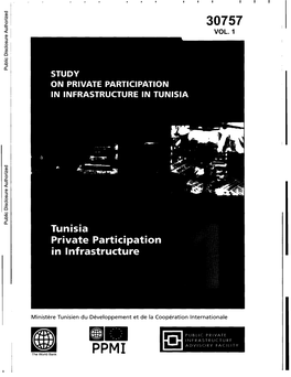 3. the Context of Private Participation in Infrastructure in Tunisia