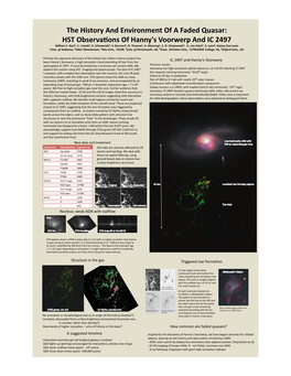 HST Observaqons of Hanny's Voorwerp and IC 2497