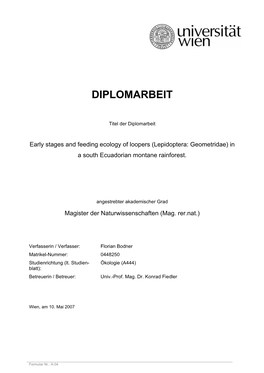 Diplomarbeit