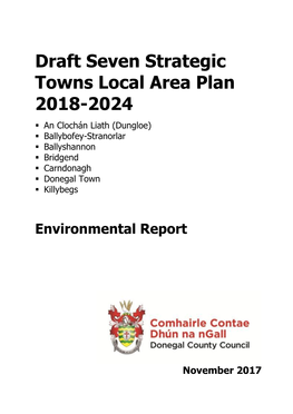 Draft Seven Strategic Towns Local Area Plan 2018-2024