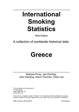 International Smoking Statistics