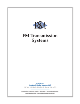 FM Transmission Systems