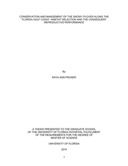 University of Florida Thesis Or Dissertation Formatting