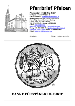 Pfarrbrief Pfalzen