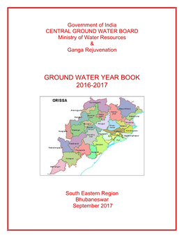 Ground Water Year Book 2016-2017