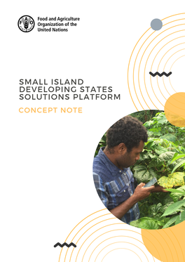 Small Island Developing States Solutions Platform Concept Note