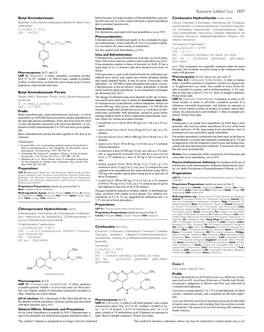 Butacaine Sulfate/Coca 1857