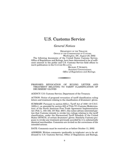 U.S. Customs Service