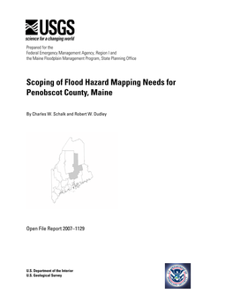 Scoping of Flood Hazard Mapping Needs for Penobscot County, Maine