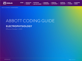 Electrophysiology Coding Guide