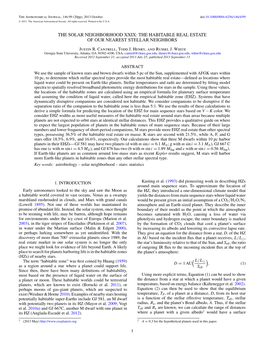 The Habitable Real Estate of Our Nearest Stellar Neighbors