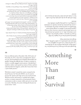 (PDF) Something More Than Just Survival by Janet