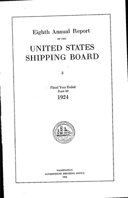 Annual Report for Fiscal Year 1924