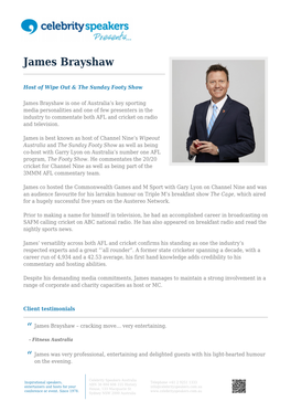 James Brayshaw