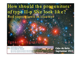 How Should the Progenitors of Iip-Sne Look Like?
