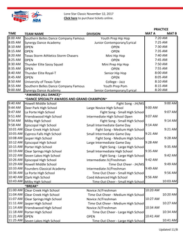 Performance Order