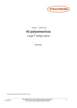 KI Polyomavirus Large T Antigen Gene