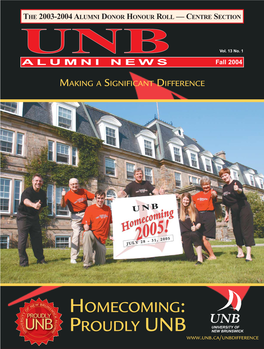 ALUMNI NEWS Fall 2004