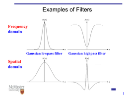 Examples of Filters