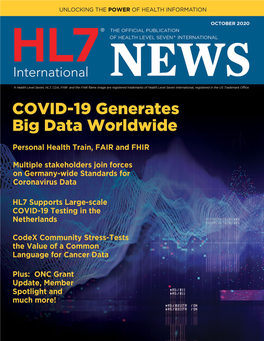 October 2020 HL7 News