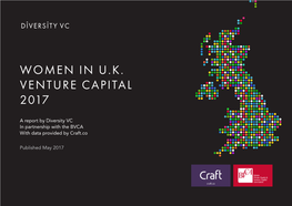 Women in U.K. Venture Capital 2017