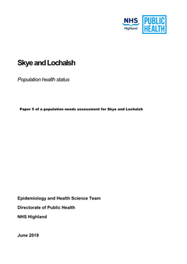 Population Health Status