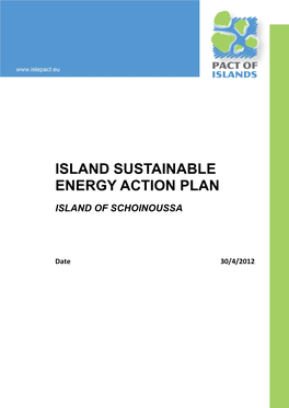 Island Sustainable Energy Action Plan