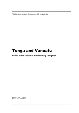 Tonga and Vanuatu