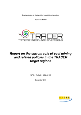 Report on the Current Role of Coal Mining and Related Policies in the TRACER Target Regions