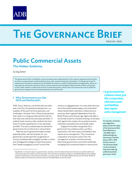 Public Commercial Assets the Hidden Goldmine by Dag Detter1