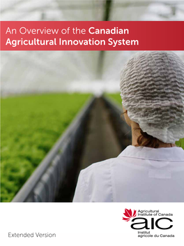 An Overview of the Canadian Agricultural Innovation System