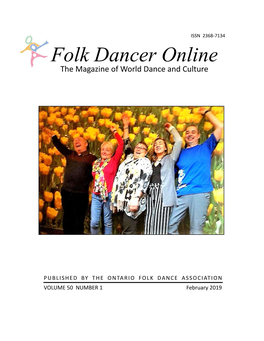 Folk Dancer Online the Magazine of World Dance and Culture