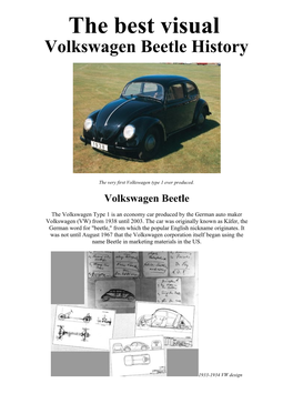 Volkswagen Beetle History