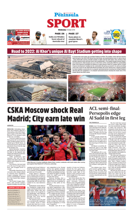 CSKA Moscow Shock Real Madrid