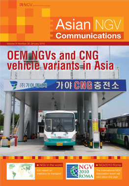 OEM Ngvs and CNG Vehicle Variants in Asia