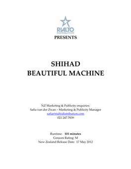 Shihad Beautiful Machine