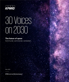 30 Voices on 2030 – the Future of Space