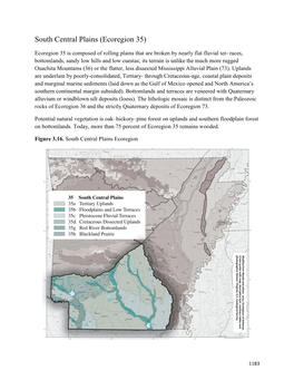 South Central Plains Ecoregion