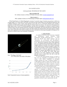 THE RINGS of the EARTH Reyes González JM Dr. Archi