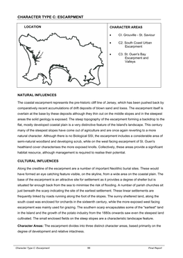 Character Type C: Escarpment