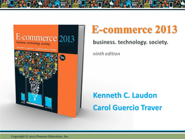 E-Commerce: Business. Technology. Society