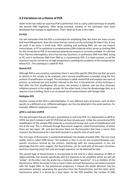 3.3 PCR Variations En