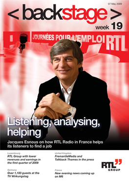 Listening, Analysing, Helping Jacques Esnous on How RTL Radio in France Helps Its Listeners to Find a Job