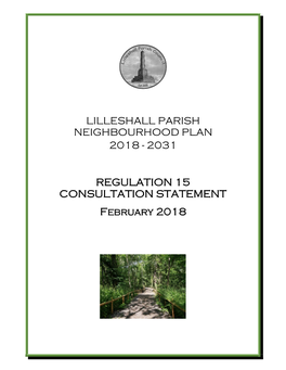 Lilleshall Parish Neighbourhood Plan 2018