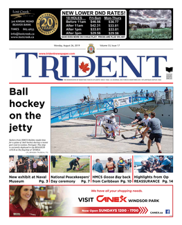 Ball Hockey on the Jetty