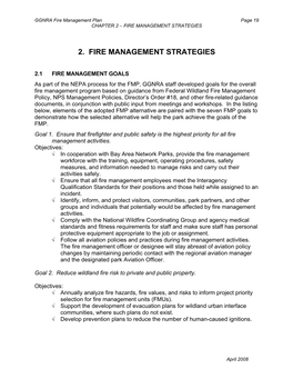 2. Fire Management Strategies
