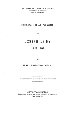 Joseph Leidy