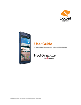 Kyocera Hydro Reach User Guide
