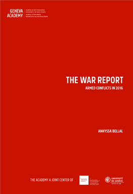 The War Report Armed Conflicts in 2016