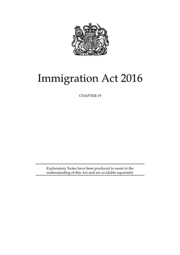 Immigration Act 2016